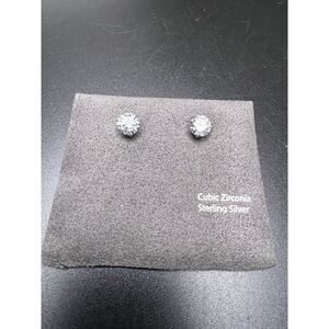 Sterling Silver CZ Studs